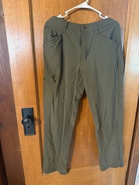 Men's Olive Green Performance Pants